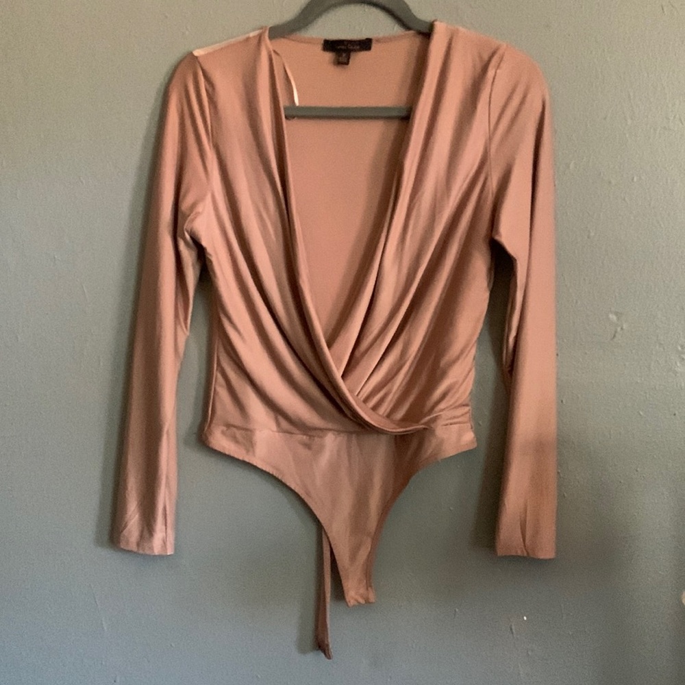 Deep plunge bodysuit